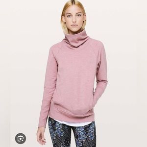 Lululemon High Lines Pullover Mauve Pink